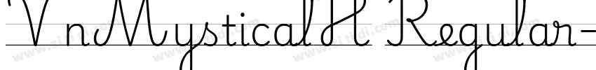 VnMysticalH Regular字体转换